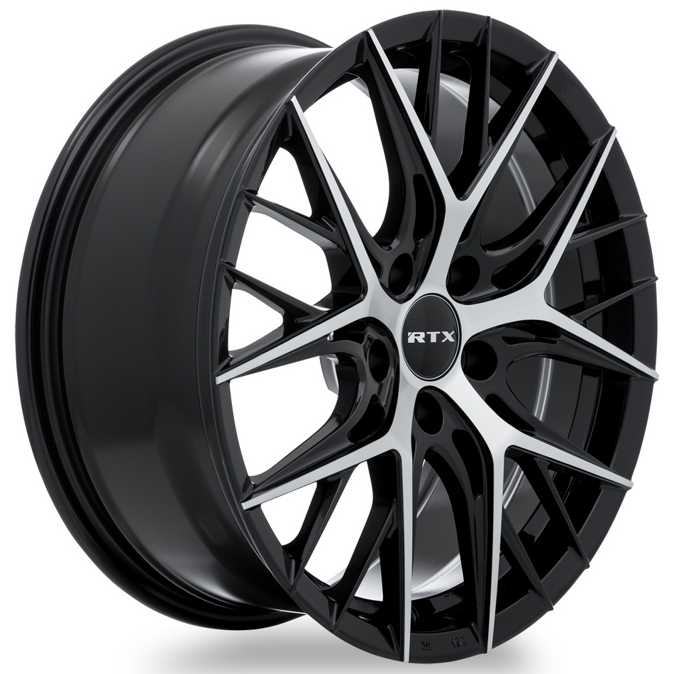 RTX Valkyrie – 20x8.5 – 5x114.3 – ET38 – Noir lustré machiné