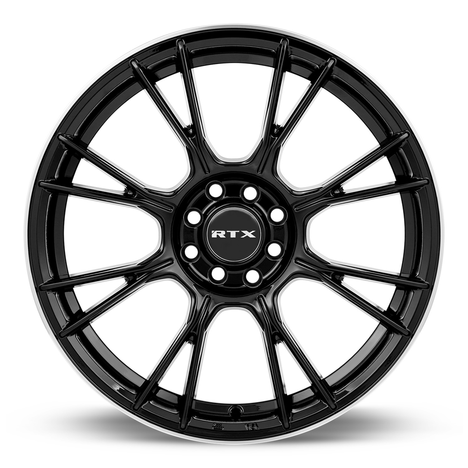 RTX Vapor – 16x7 – 5x114.3 – ET40 – Noir avec rebord machiné