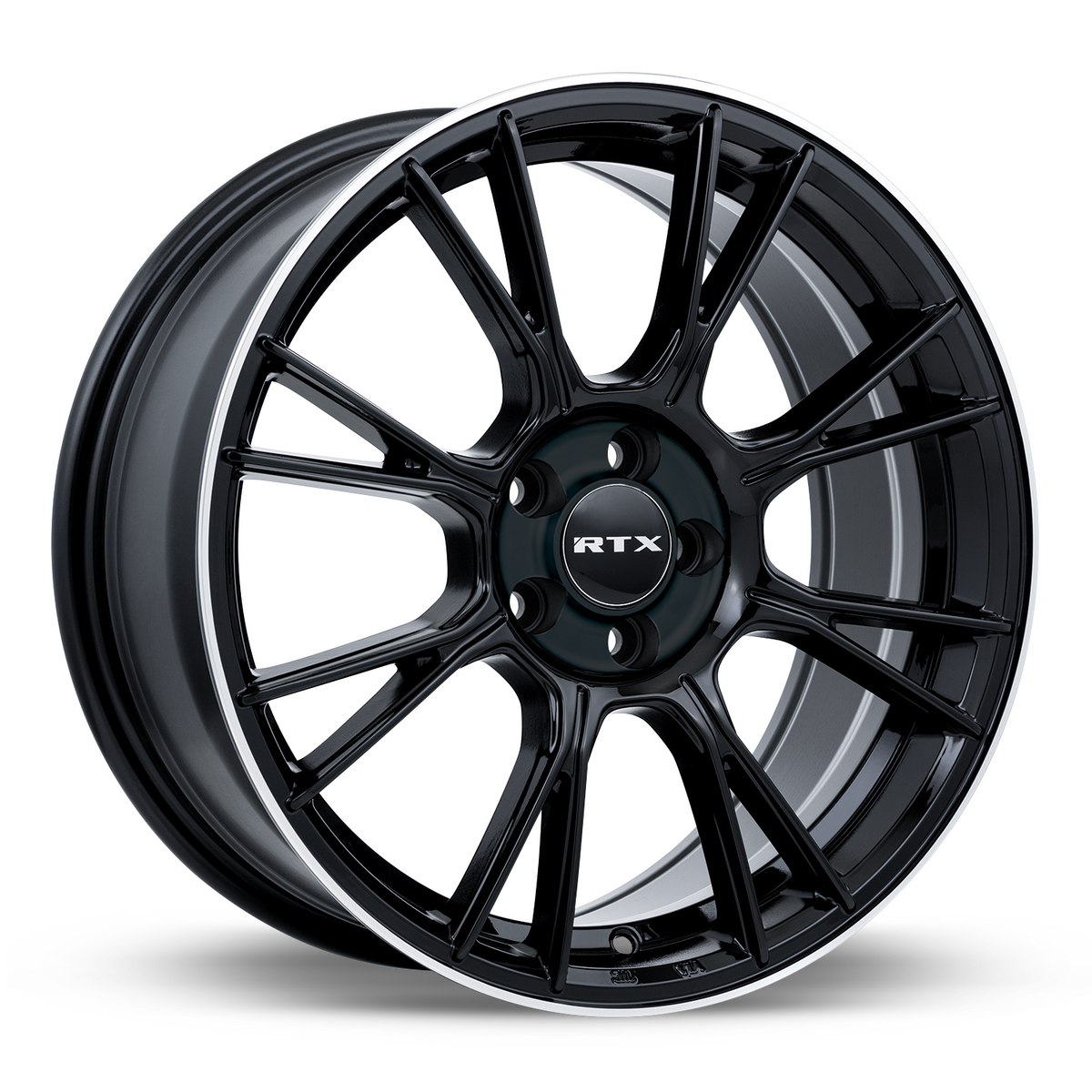 RTX Vapor – 16x7 – 5x114.3 – ET40 – Noir avec rebord machiné