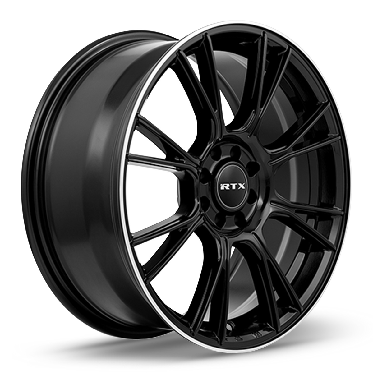 RTX Vapor – 17x7.5 – 5x114.3 – ET40 – Noir avec rebord machiné
