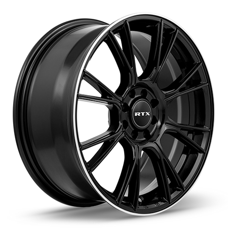 RTX Vapor – 17x7.5 – 5x114.3 – ET40 – Noir avec rebord machiné