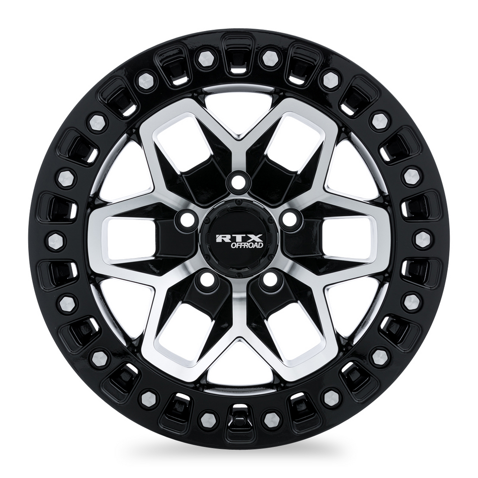 RTX Zion – 17x9 – 6x114.3 – ET15 – Noir lustré machiné