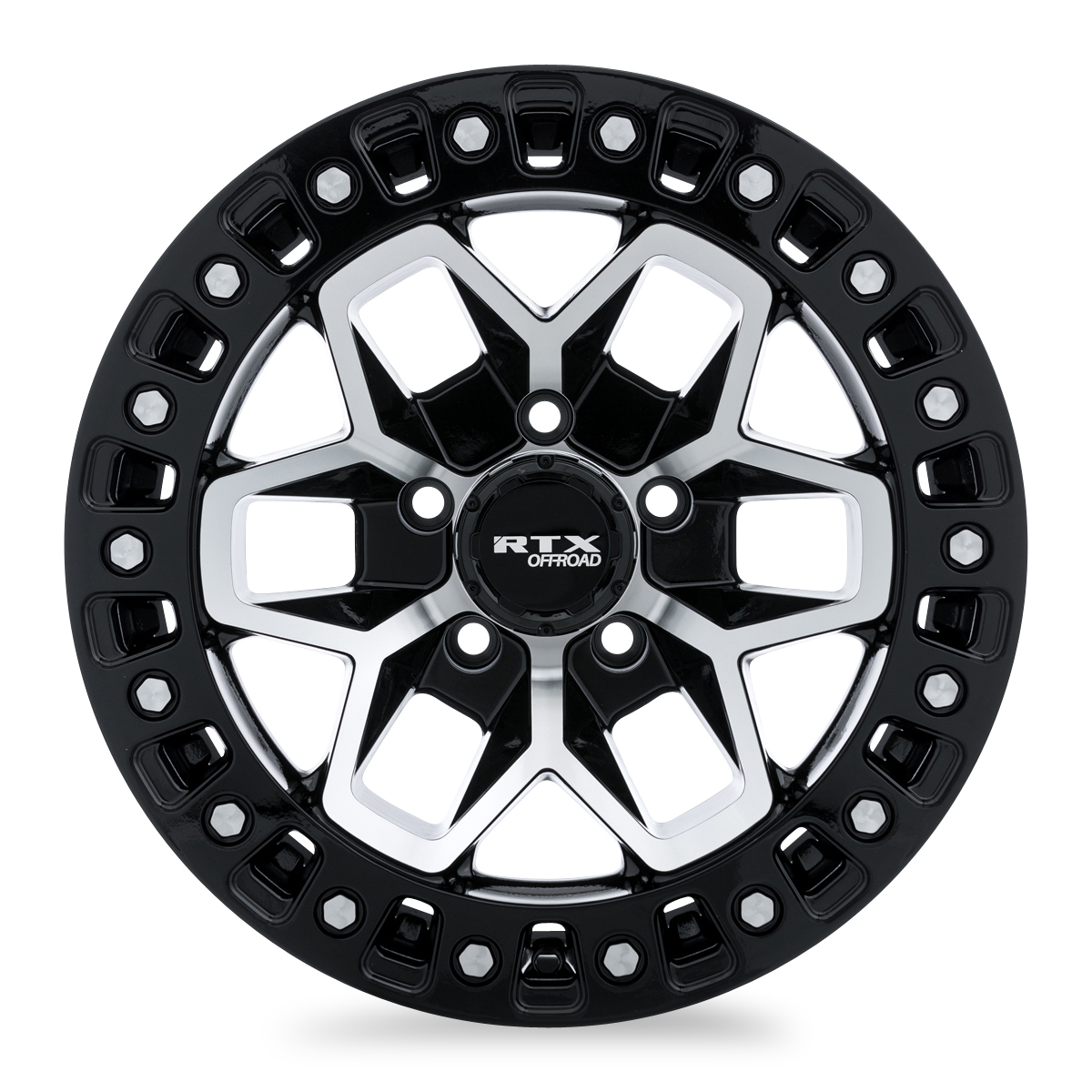 RTX Zion – 18x9 – 5x127 – ET0 – Noir lustré machiné