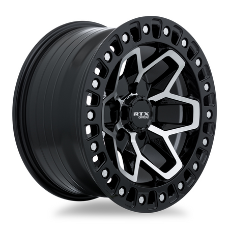 RTX Zion – 18x9 – 5x127 – ET0 – Noir lustré machiné