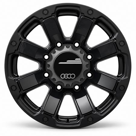 Ceco C01T – 18x9 – 8x165.1 – ET20 – Noir lustré