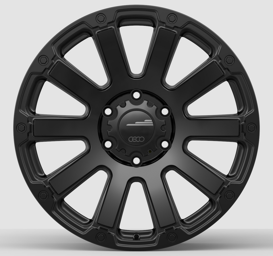 Ceco C01T – 20x9 – 6x135 – ET25 – Noir Lustré