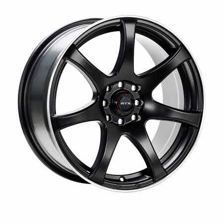 RTX Ink – 17x7.5 – 4x100/114.3 – ET42 – Noir Satin Rebord Machiné