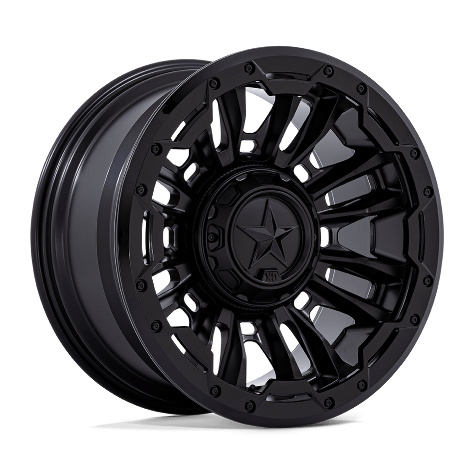 XD XD870 BOMBER – 20X9 – 6X135/6X139.7 – 1 mm – MATTE BLACK W/ G-BLK RING