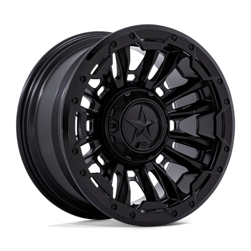 XD XD870 BOMBER – 20X10 – 8X165.1 – -18 mm – MATTE BLACK W/ G-BLK RING