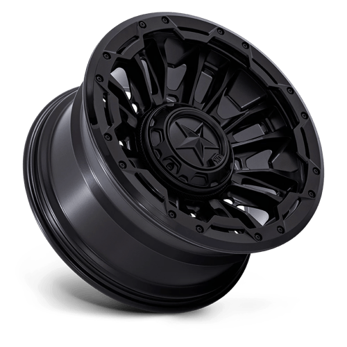 XD XD870 BOMBER – 20X10 – 8X165.1 – -18 mm – MATTE BLACK W/ G-BLK RING