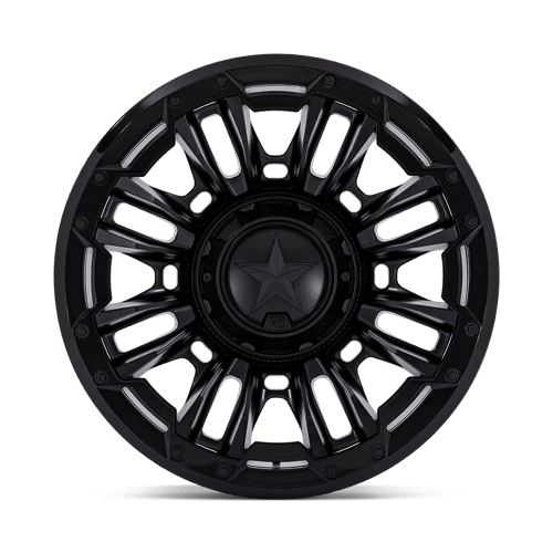 XD XD870 BOMBER – 20X10 – 8X165.1 – -18 mm – MATTE BLACK W/ G-BLK RING