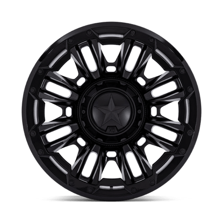XD XD870 BOMBER – 20X10 – 8X165.1 – -18 mm – MATTE BLACK W/ G-BLK RING