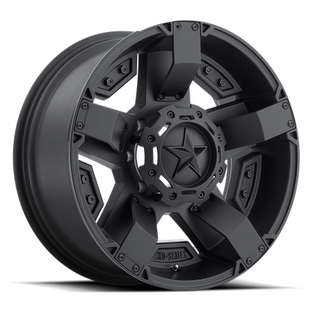 XD XD811 ROCKSTAR II – 20X9 – 5X127/5X139.7 – -12 mm – MATTE BLACK W/ ACCENTS