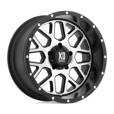 XD XD820 GRENADE – 20X9 – 6X139.7 – 18 mm – SATIN BLACK W/ MACHINED FACE