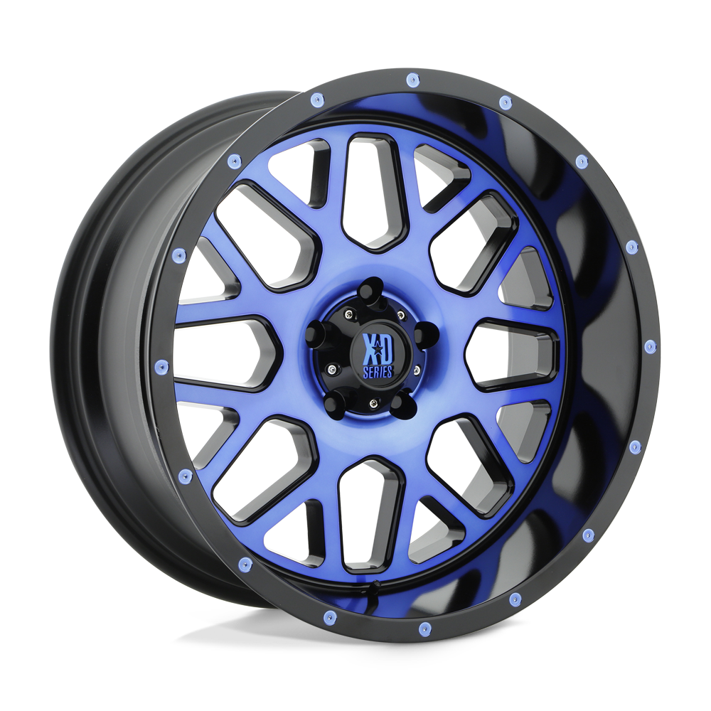 XD XD820 GRENADE – 20X10 – 5X127 – -24 mm – SATIN BLACK MACH BLUE TINT