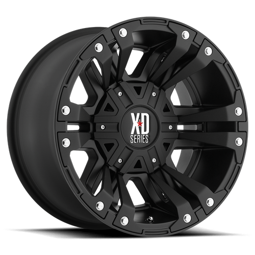 XD XD822 MONSTER II – 17X9 – 5X139.7/5X150 – -12 mm – MATTE BLACK