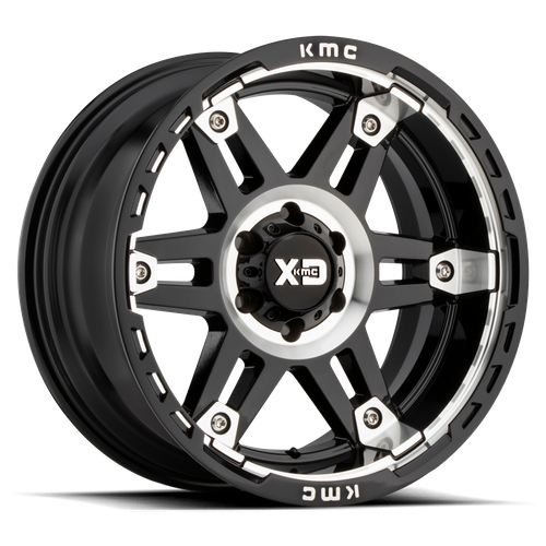 XD XD840 SPY II – 20X10 – 5X127 – -18 mm – GLOSS BLACK MACHINED