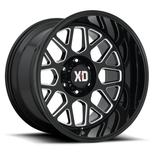 XD XD849 GRENADE II – 20X9 – 6X139.7 – 18 mm – GLOSS BLACK MILLED