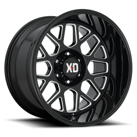 XD XD849 GRENADE II – 20X9 – 6X139.7 – 18 mm – GLOSS BLACK MILLED