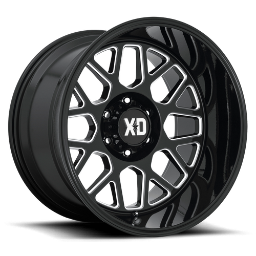 XD XD849 GRENADE II – 20X9 – 6X139.7 – 18 mm – GLOSS BLACK MILLED