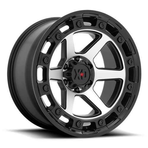 XD XD862 RAID – 17X9 – 5X127 – 0 mm – SATIN BLACK MACHINED