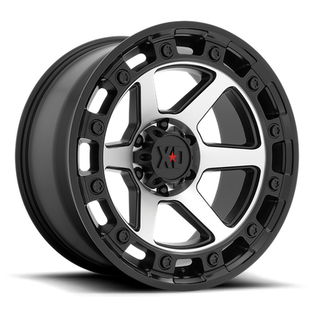 XD XD862 RAID – 17X9 – 5X127 – 0 mm – SATIN BLACK MACHINED