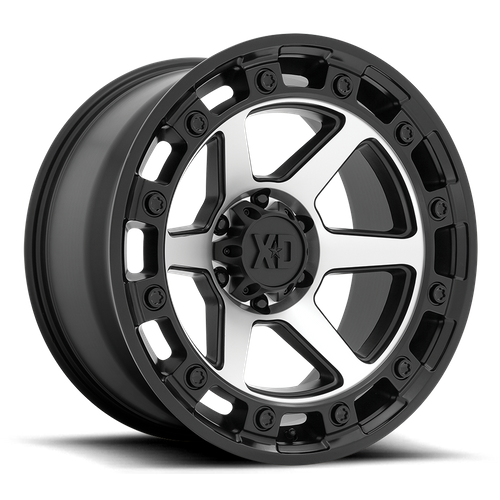 XD XD862 RAID – 17X9 – 5X127 – 0 mm – SATIN BLACK MACHINED