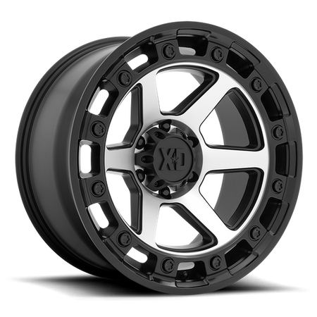 XD XD862 RAID – 17X9 – 5X127 – 0 mm – SATIN BLACK MACHINED