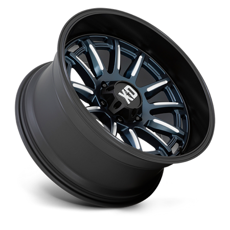 XD XD865 PHOENIX – 20X10 – 5X127 – -18 mm – METALLIC BLUE MILLED W/ BLK LP