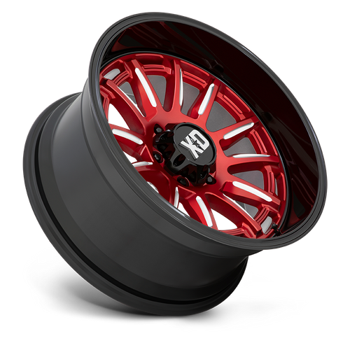 XD XD865 PHOENIX – 20X10 – 6X135 – -18 mm – CANDY RED MILLED W/ BLACK LIP