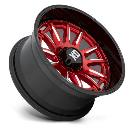 XD XD865 PHOENIX – 20X10 – 6X135 – -18 mm – CANDY RED MILLED W/ BLACK LIP