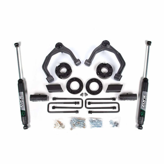 Zone offroad 3.5 Inch Lift Kit | Chevy Silverado & GMC Sierra 1500 (19-24) 4WD JB Performance