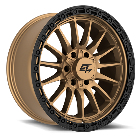 GT OFFROAD Renegade 18x9 6x135 / 6x139.7 +12 Matte Bronze with Black Ring