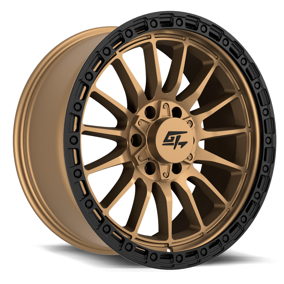 GT OFFROAD Renegade 18x9 6x135 / 6x139.7 +12 Matte Bronze with Black Ring
