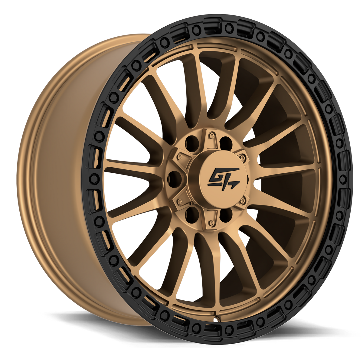 GT OFFROAD Renegade 20x9 6x135 / 6x139.7 +12 Matte Bronze with Black Ring