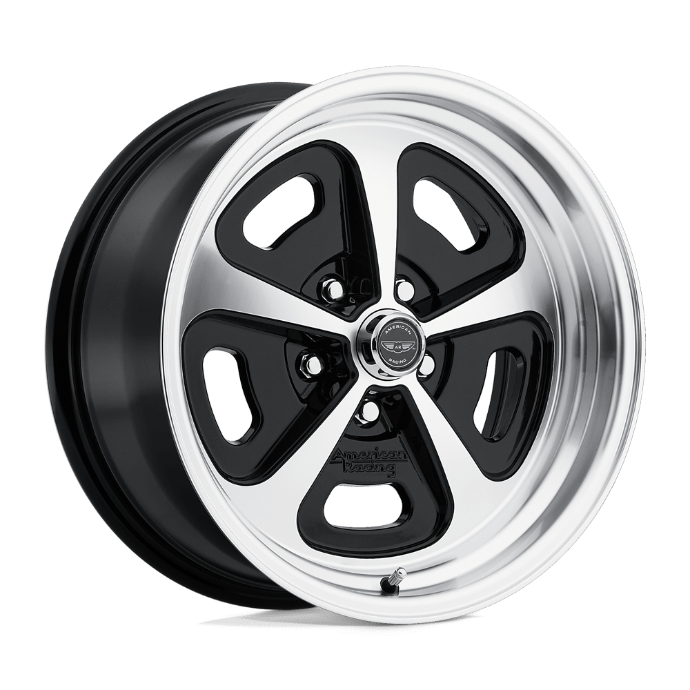 American Racing VN501 500 Gloss Black Machined (staggered) - JB Performance
