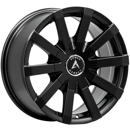 ARMED STREET OUTLAW 87.1 18x8 Blank 20 MATTE BLACK