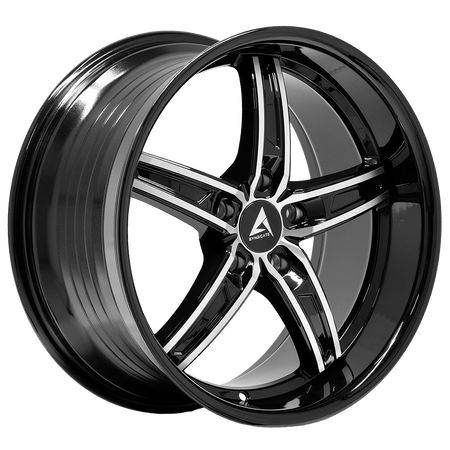 ARMED SYNDICATE BOSS 74.1 19x9.5 Blank-5(105-130mm) 20 BLACK MACHINED FACE BLACK LIP