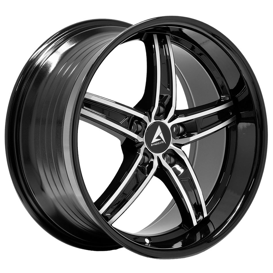 ARMED SYNDICATE BOSS 74.1 19x9.5 Blank-5(105-130mm) 20 BLACK MACHINED FACE BLACK LIP