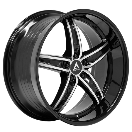 ARMED SYNDICATE BOSS 74.1 20x10 5x112|5x114.3 37 BLACK MACHINED FACE BLACK LIP