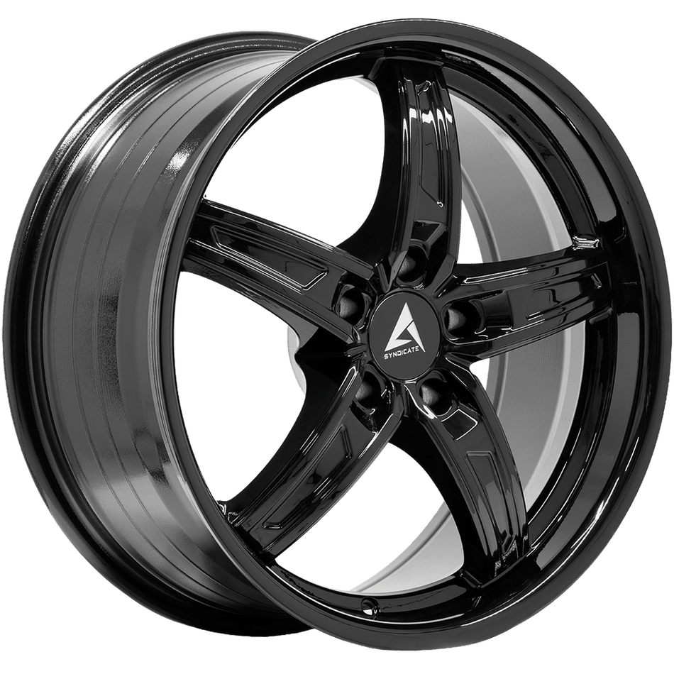 ARMED SYNDICATE BOSS 74.1 18x8 5x120 32 FULL GLOSS BLACK