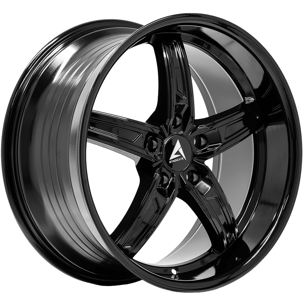ARMED SYNDICATE BOSS 74.1 19x9.5 5x112|5x114.3 40 FULL GLOSS BLACK