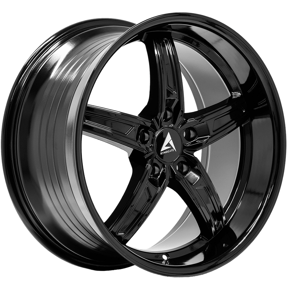 ARMED SYNDICATE BOSS 74.1 19x9.5 Blank-5(105-130mm) 20 FULL GLOSS BLACK