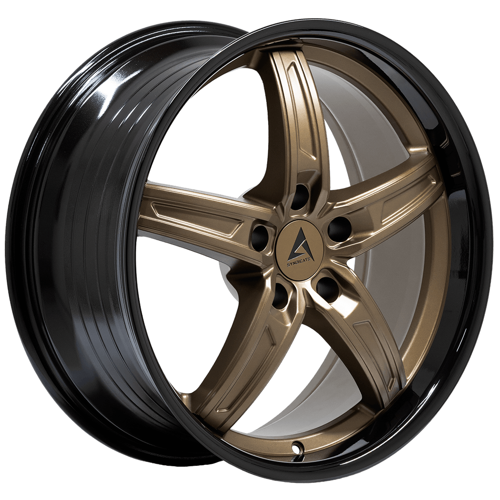 ARMED SYNDICATE BOSS 74.1 19x8.5 5x112|5x114.3 35 MATTE BRONZE + BLACK BARREL
