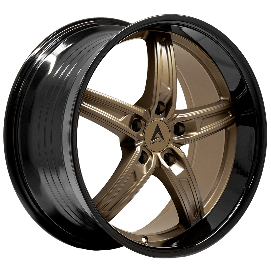 ARMED SYNDICATE BOSS 74.1 19x9.5 Blank-5(105-130mm) 20 MATTE BRONZE + BLACK BARREL