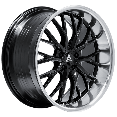 ARMED SYNDICATE CZAR 74.1 20x10 5x120 37 BLACK FACE+ BLACK MACHINED LIP