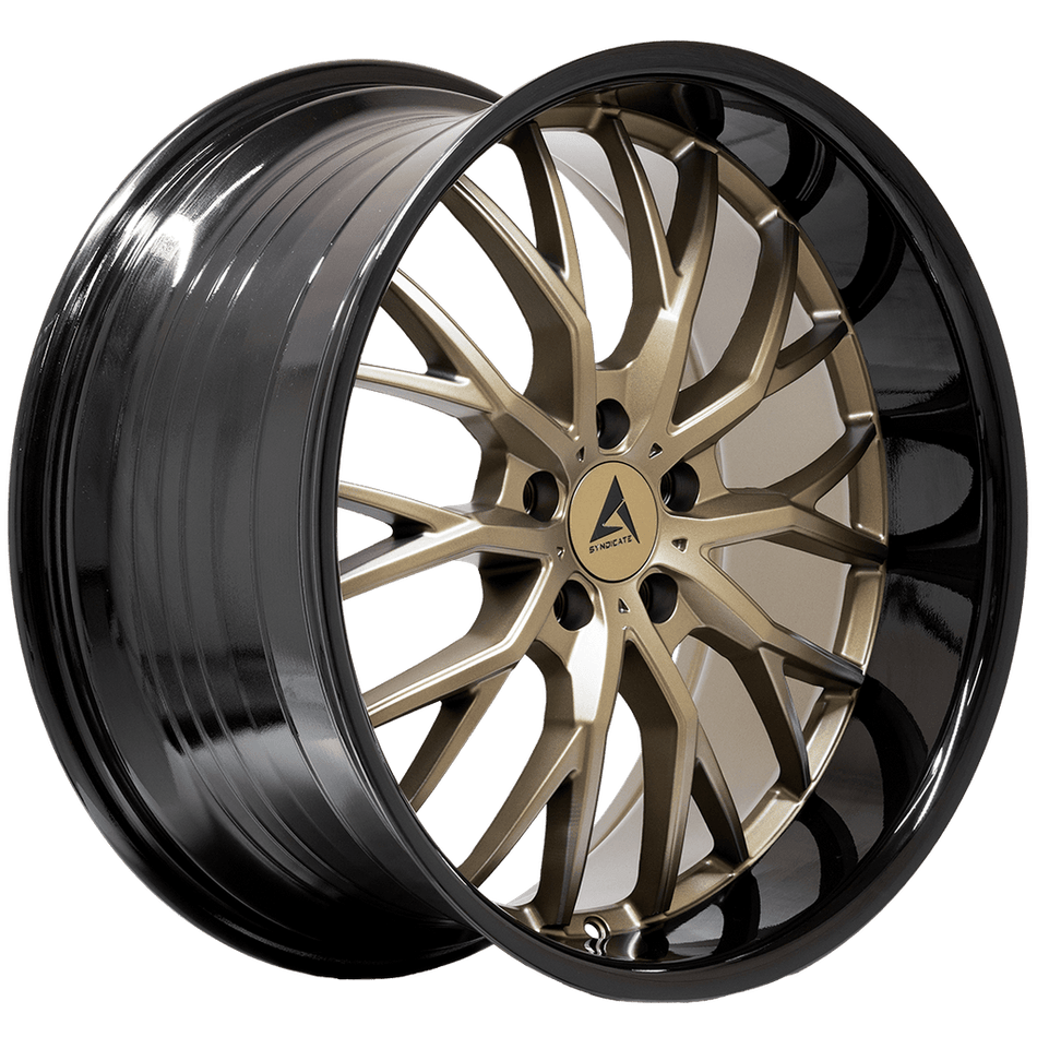 ARMED SYNDICATE CZAR 74.1 20x10 5x112|5x114.3 37 MATTE BRONZE + BLACK BARREL