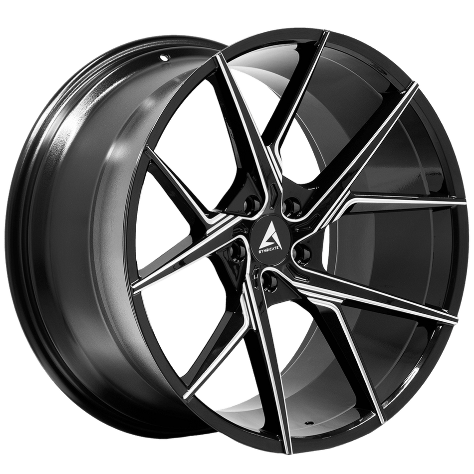 ARMED SYNDICATE PHANTOM 74.1 21x11 5x112|5x114.3 40 GLOSS BLACK MILLED
