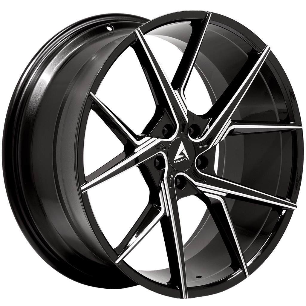 ARMED SYNDICATE PHANTOM 74.1 21x9.5 5x120 35 GLOSS BLACK MILLED