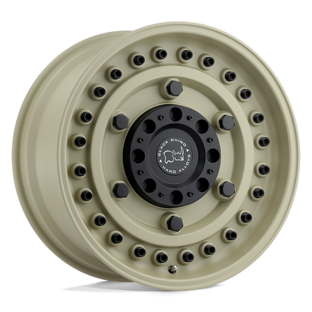 Black Rhino Hard Alloys ARMORY – 17X9.5 – BLANK – 6 mm – DESERT SAND